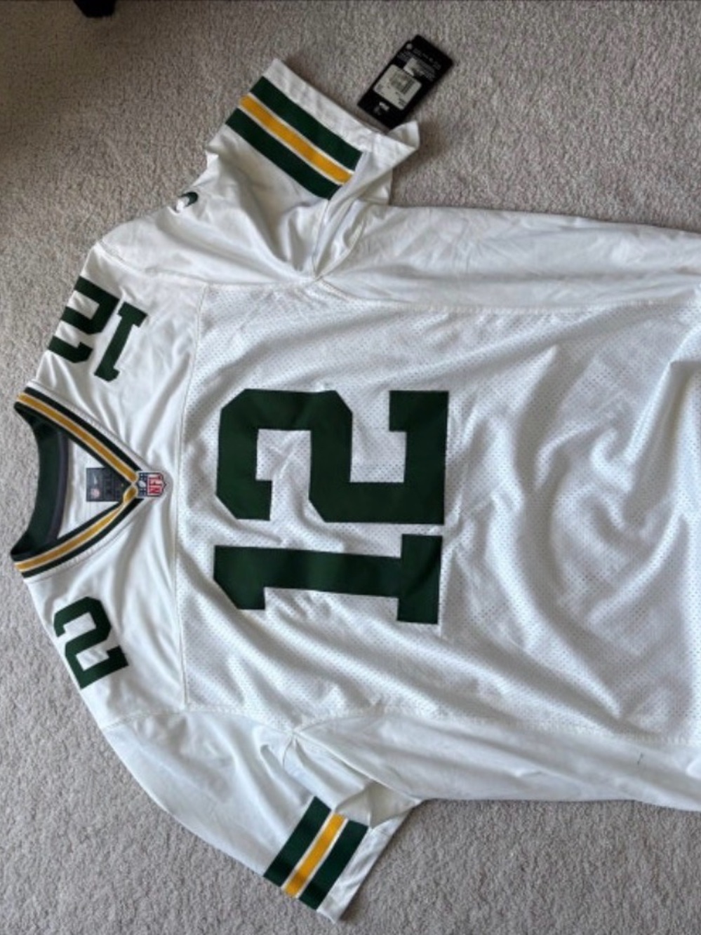 Nike White Aaron Rodger’s Jersey XXL